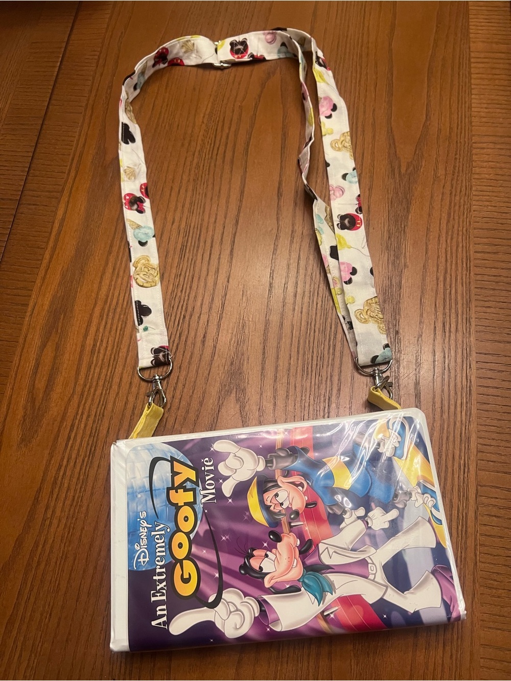 Disney An Extremely Goofy Movie  VHS Case Handmade Crossbody Purse Bag Nostalgic